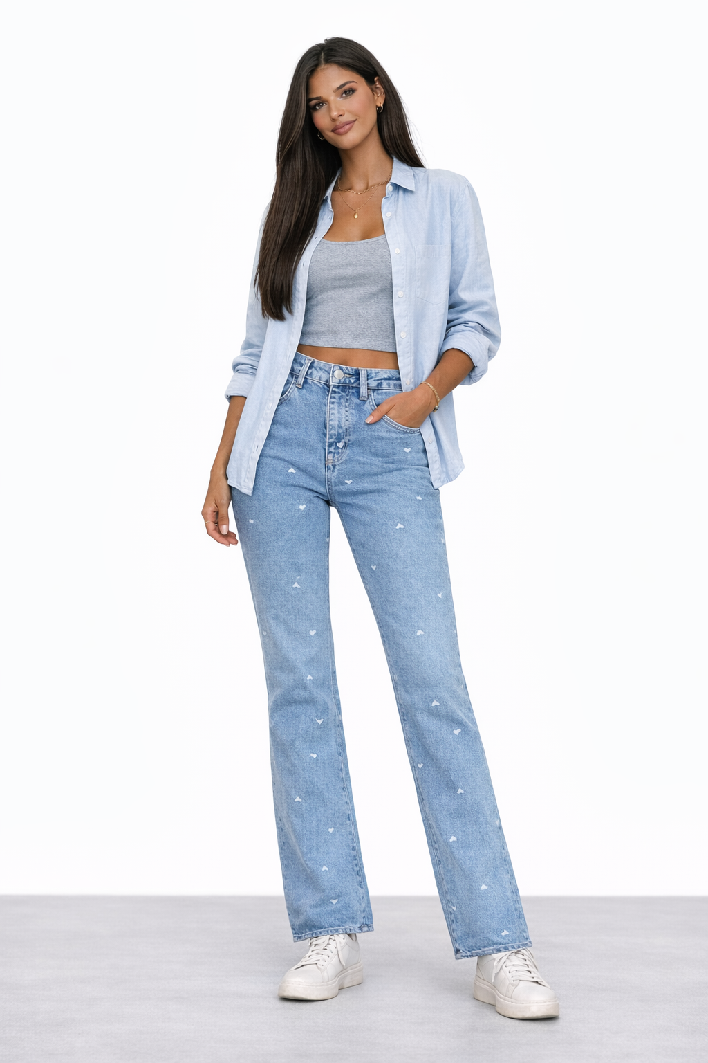 Vaqueros con corazones