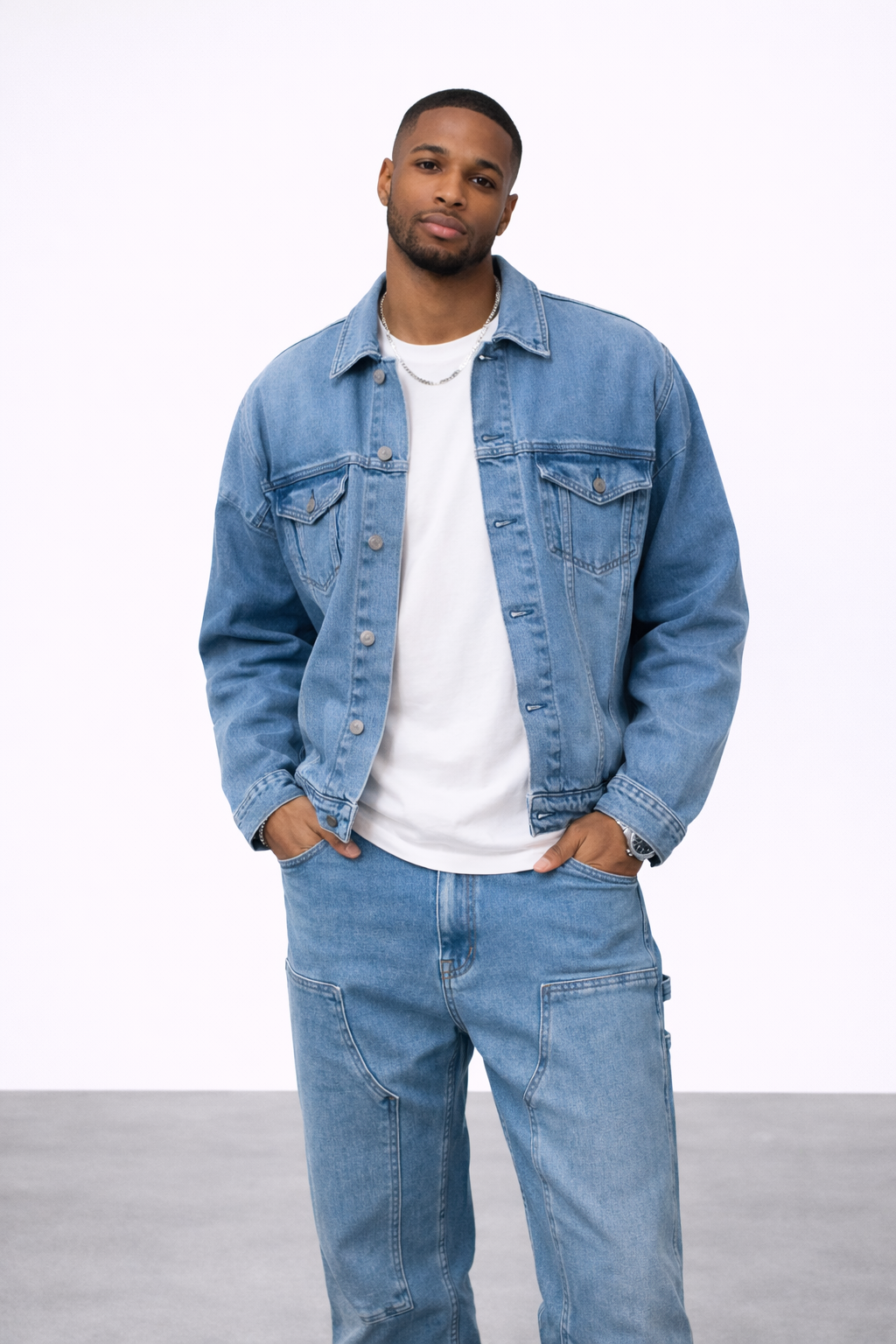 Chaqueta vaquera azul